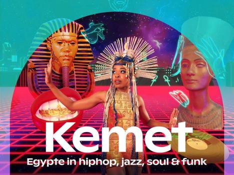 Visuel de communication de l'exposition Kemet au Musée national des antiquités de Leyde, aux Pays-Bas. © Rijksmuseum van Oudheden