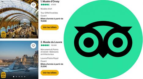 Le classement des meilleurs musées de France sur TripAdvisor. © TripAdvisor