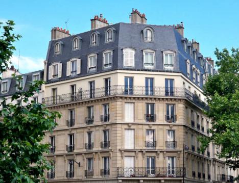 Immeuble Haussmannien dans le 7e arrondissement de Paris. © Joseph Plotz.