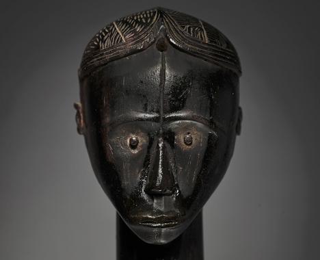 Cette tête Fang du Gabon (ht. 45 cm) a été ravalée à 3,4 millions d’euros. © Sotheby's