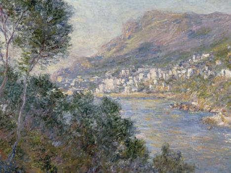Claude Monet (1840-1926), Monte-Carlo vu de Roquebrune, 1883, huile sur toile, 66 x 81 cm, Isabelle and Scott Black Collection. © 2023 Museum of Fine Arts, Boston