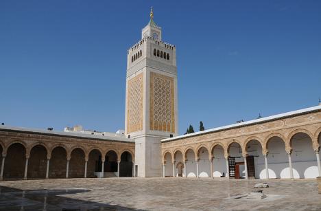 Minaret melikite de la mosquée Zitouna à Tunis. © Citizen59, 2008, CC BY-SA 3.0