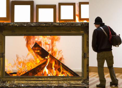 Les institutions comme les particuliers doivent protéger leurs collections contre les vols ou les incendies. © Dall-E, image générée par intelligence artificielle