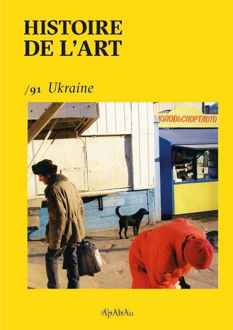 Couverture de la revue Histoire de l'art n°91, consacrée à l'Ukraine. © Apahau