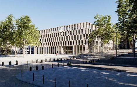 Institut Méditerranéen de la Ville et des Territoires - IMVT, à Marseille. © W-Architectures