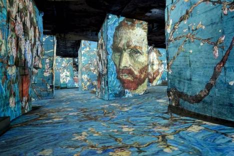 Spectacle consacré à Van Gogh aux Carrières des Lumières. © Eric Spiller