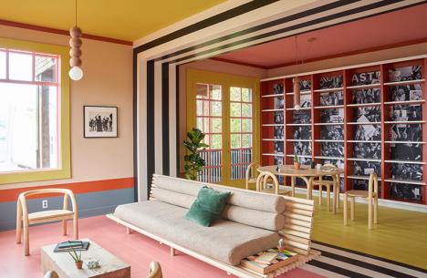 Intérieur de la Villa Albertine de San Francisco. © Leslie Williams