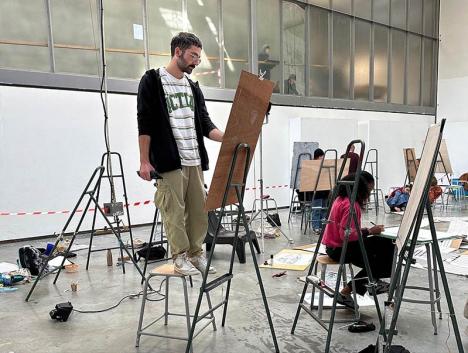 Élèves de l'École nationale supérieure d'art et de design de Limoges. © Ensad Limoges