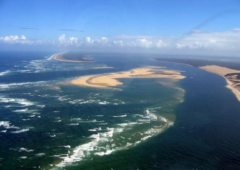 Les passes du Bassin d'Arcachon. © Mtu33260 CC BY-SA 3.0