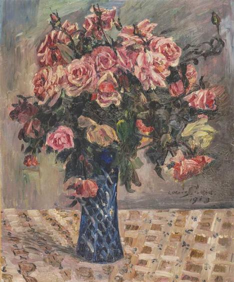 Lovis Corinth, Fleurs, 1913, huile sur toile 81 x 66 cm. © Musées royaux des beaux-arts de Belgique