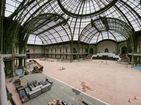 L'état des travaux du Grand Palais au 5 décembre 2023. © JCC pour Le Journal des Arts