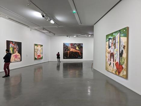 Exposition Dana Schutz : Le monde visible au MAM Paris © Photo Ludovic Sanejouand pour LeJournaldesArts.fr