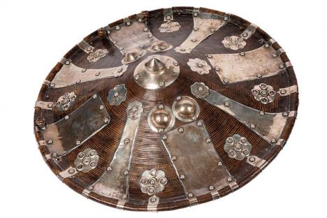 Bouclier éthiopien, XIXe siècle, diam. 52 cm. © Anderson & Garland