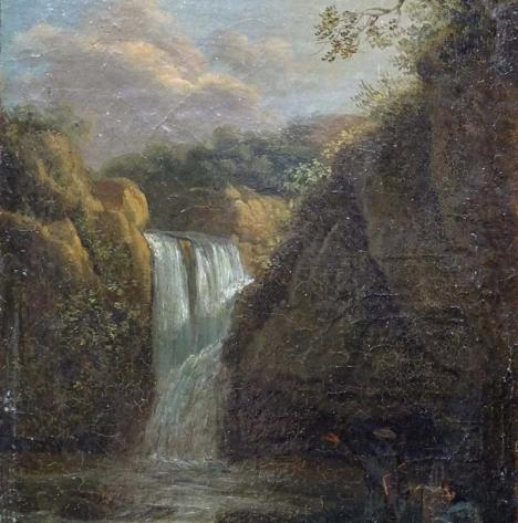 Gustave Courbet (1819-1877), Le saut du Doubs, 1839-1840. © DR