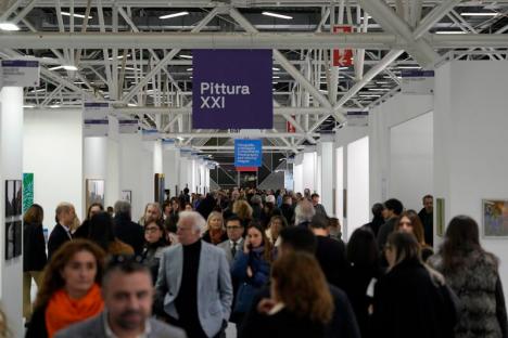 Vernissage de l'édition 2024 d'Arte Fiera. © Arte Fiera