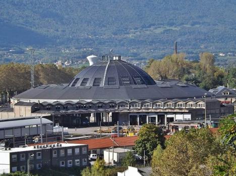 SNCF : Rotonde ferroviaire de Chambéry vue depuis colline de Lemenc. © Florian Pépellin, 2013, CC BY-SA 3.0