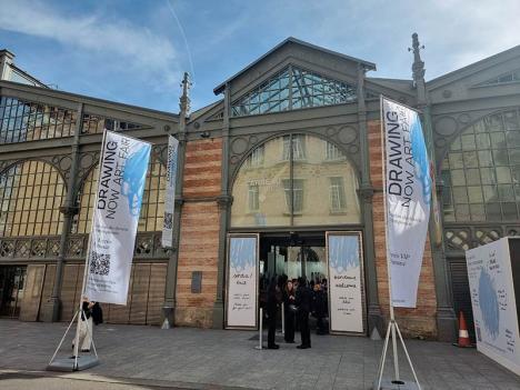 La 17e édition de Drawing Now au Carreau du Temple à Paris © Photo Clotilde Bednarek pour Le Journal des Arts