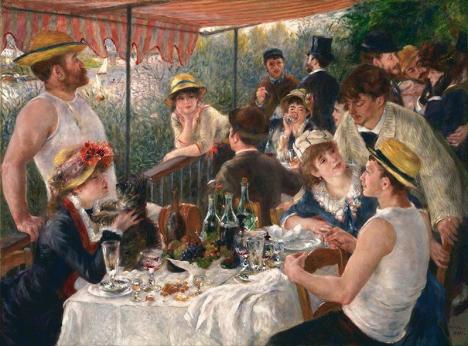 Auguste Renoir (1841-1919), Le déjeuner des canotiers, 1880-1881, huile sur toile, 130 x 173 cm. - Phillips Collection, domaine public