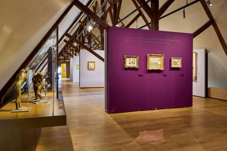 Les combles du Musée d'art moderne de Troyes. © Carole Bell / Ville de Troyes