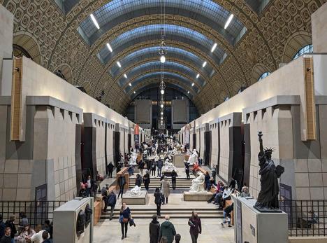 Le Musée d'Orsay à Paris © Photo Ludovic Sanejouand pour LeJournaldesArts.fr, 2023