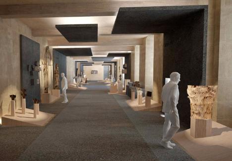 Projet de réhabilitation du Musée Saint-Loup. © Chartier+Corbasson Architectes