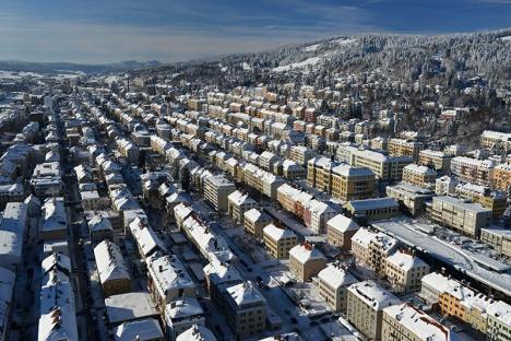 L'urbanisme en damier de La Chaux-de-Fonds. © Ville de La Chaux-de-Fonds / Aline Henchoz
