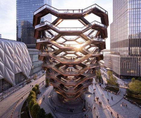 Le Vessel créé par Thomas Heatherwick à Manhattan © Heatherwick studio