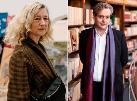 Alexia Fabre. © Adrien Thibault | Éric de Chassey © INHA / J. Picon