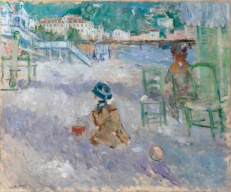 Berthe Morisot (1841-1895), La Plage de Nice, 1882, huile sur toile, collection particulière. © Sotheby’s
