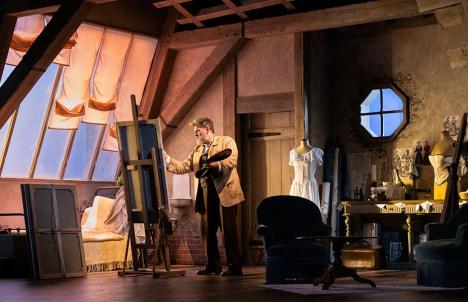 « Dans les yeux de Monet », au Théâtre de la Madeleine à Paris avec Clovis Cornillac, texte de Cyril Gély, mise en scène de Tristan Petitgirard. © Cyril Bruneau