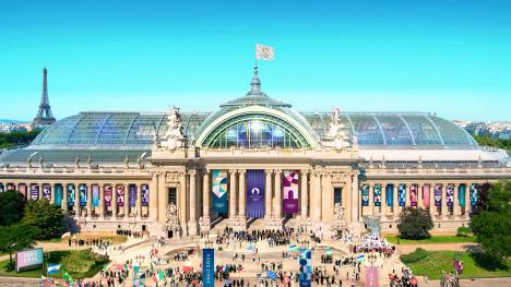 Illustration du Grand Palais durant les Jeux olympiques de Paris 2024. © Paris 2024