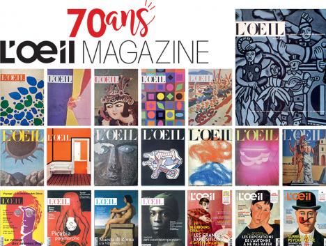Couvertures numéros L'Œil depuis 1955.