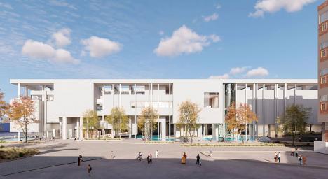 Vue d'architecte du Musée des antiquités sous-marines du Pirée, en Grèce. © Tsolakis + Partners