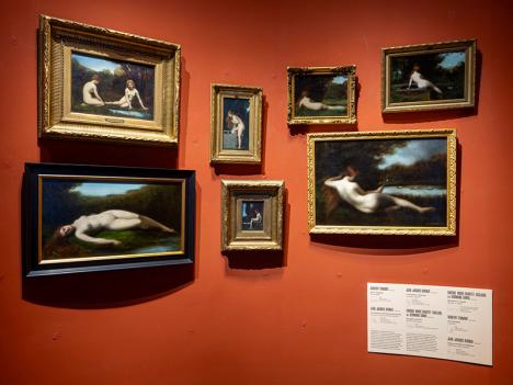 Vue de l'exposition « Elles, les élèves de Jean-Jacques Henner ». © Musée Henner / Jean-Yves Lacote