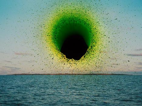Richard Pak, Soleil vert, série L’île naufragée, 2023, tirage photographique. © Richard Pak