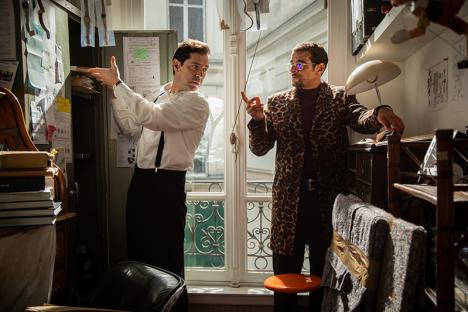 « Les Règles de l'art », film réalisé par Dominique Baumard avec Melvil Poupaud, Sofiane Zermani, Steve Tientcheu et Julia Piaton, en salles le 30 avril 2025 © Eloïse Legay / Srab Films