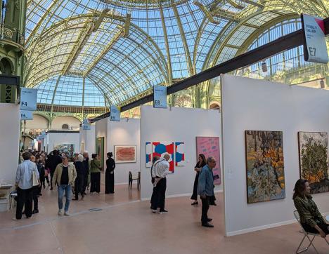 Vernissage de la 27e édition d'Art Paris au Grand Palais, 2 avril 2025 © Photo Ludovic Sanejouand pour LeJournaldesArts.fr