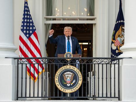 Donald Trump à la Maison Blanche en juin 2025. © The White House, public domain