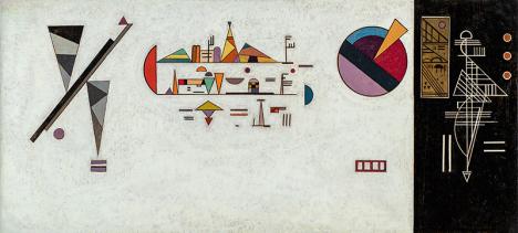 Vassily Kandinsky, Maquette pour le Salon de musique réalisé pour l’exposition d’architecture allemande de Berlin, 1931, Musée d’Art Moderne et Contemporain de Strasbourg. © Musées de Strasbourg / M. Bertola