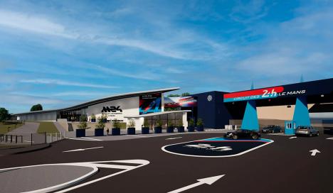 Vue d'architecte du M24, futur Musée des 24h du Mans. © Frédéric Audevard