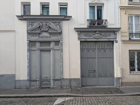 Galerie Clavé au 10 rue Roger dans le 14e à Paris © Photo Ludovic Sanejouand pour LeJournaldesArts.fr