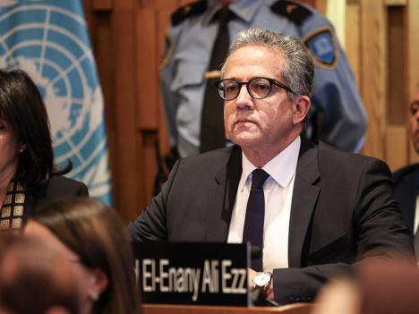Khaled El-Enany. © Unesco / Marie Etchegoyen 