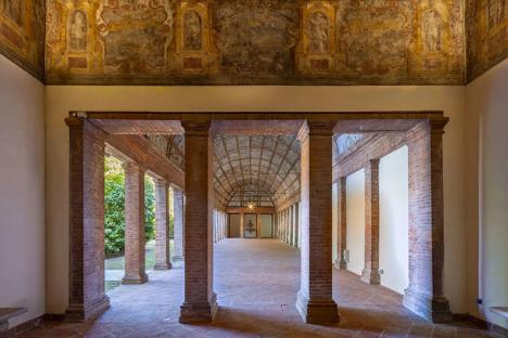 La Loggia degli aranci (loggia des oranges) du Palazzina di Marfisa d'Este à Ferrare, Italie. © Luca Gavagna
