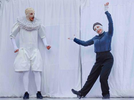 Molière et ses masques, spectacle de Simon Falguières © Michel Poussier