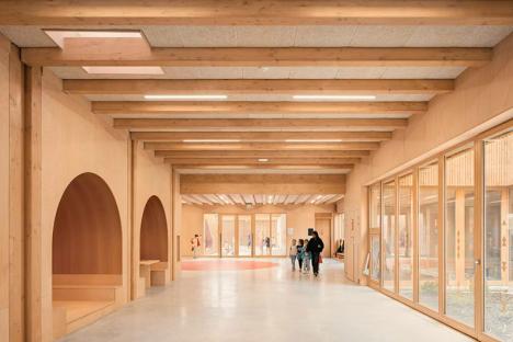 Groupe scolaire Simone-Veil à Tremblay-en-France (Essonne). © Le Penhuel & Associés © Vladimir de Mollerat du Jeu