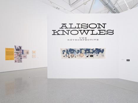 Vue de l'exposition d'Alison Knowles au MAMC+ de Saint-Étienne. © Gernot Wieland