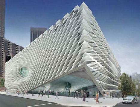 Projet du Broad Art Museum à Los Angeles. - Photo Joe Wolf