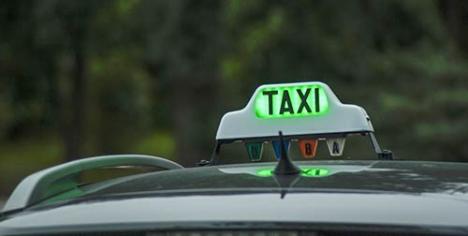 Lumineux de taxi à quatre tarifs (grande banlieue parisienne ou province)