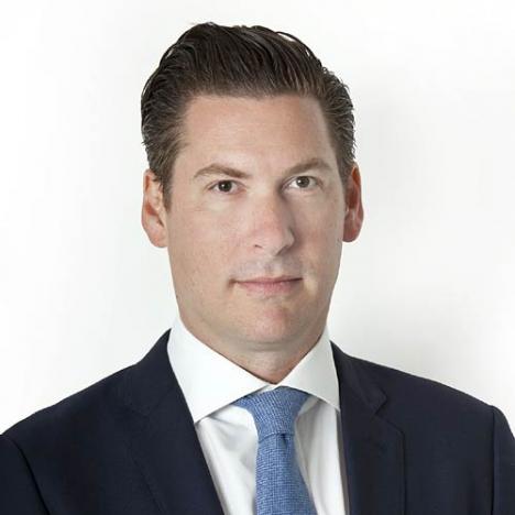 Alex Rotter, nouveau président d'art contemporain chez Christie's, 2016. Courtesy Christie's images LTD