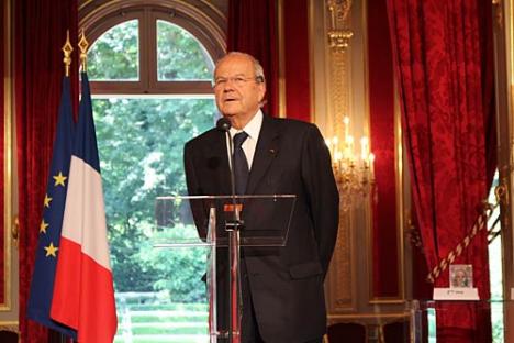 Marc Ladreit de Lacharrière au Palais de l'Élysée